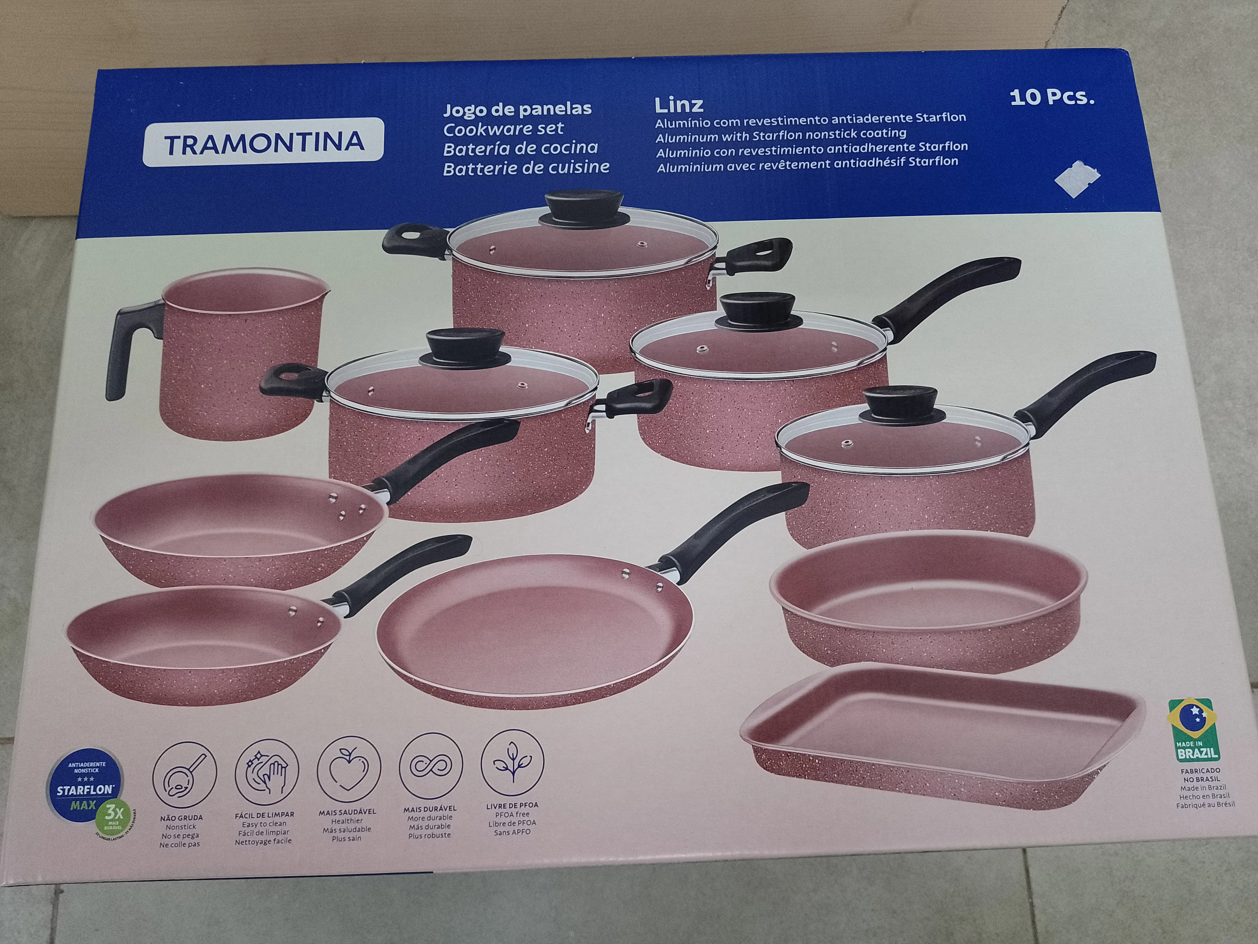 Set de ollas TRAMONTINA x10und