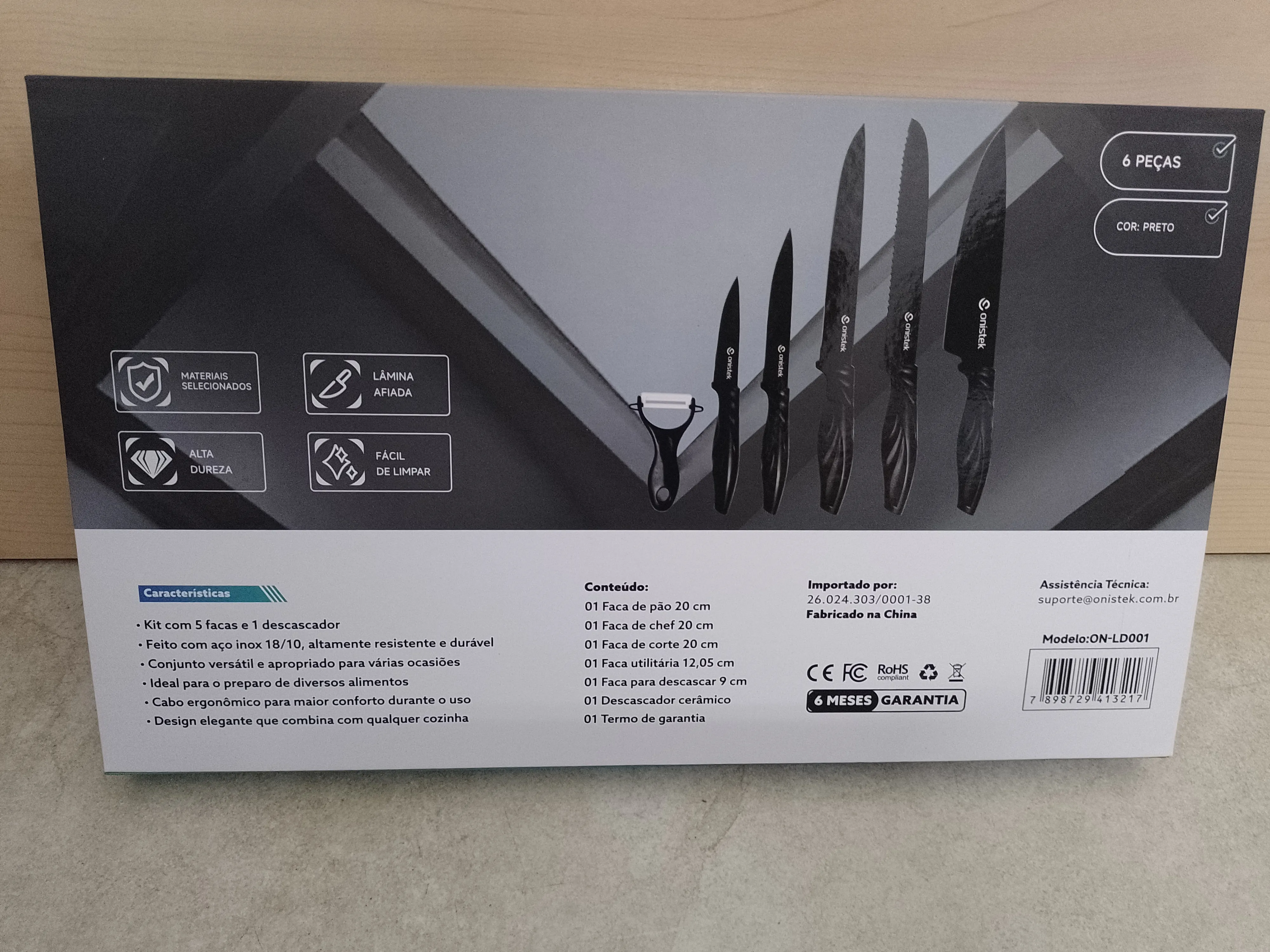 Kit de facas profecional ON-LD001